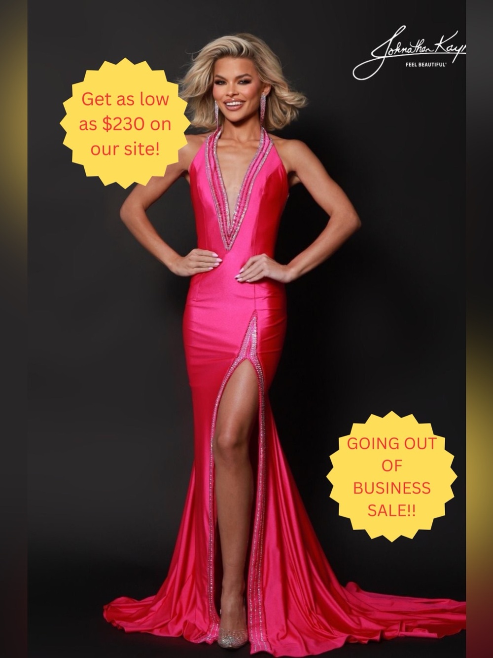 Johnathan Kayne 3298 (Pink) Size 14